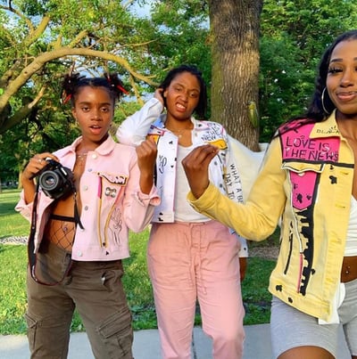 Image of GLO MULTI COLOR JEAN JACKETS