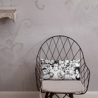 Image 2 of The Golden Age of Hip Hop (black & white); Accent Pillow