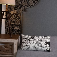 Image 4 of The Golden Age of Hip Hop (black & white); Accent Pillow