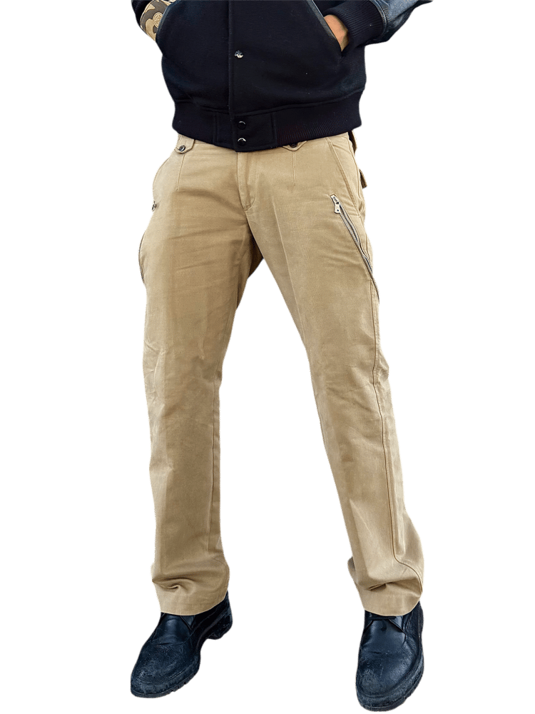 Image of DOLCE & GABBANA Side-zip Chino's