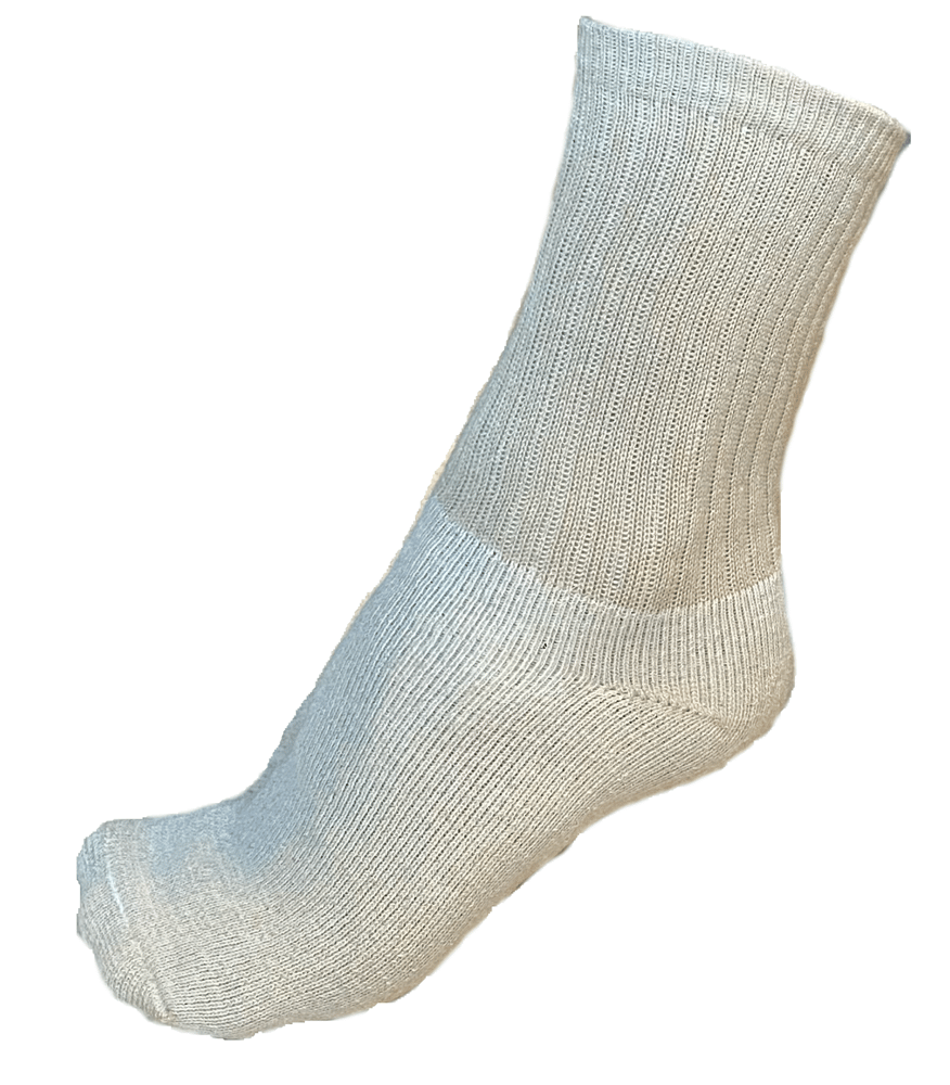 Image of Crew Socks, Unbleached, Organic Cotton, 1 Pair