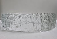 Image 3 of 19" Drum-Shaped Glass Flush Mount by Kaiser