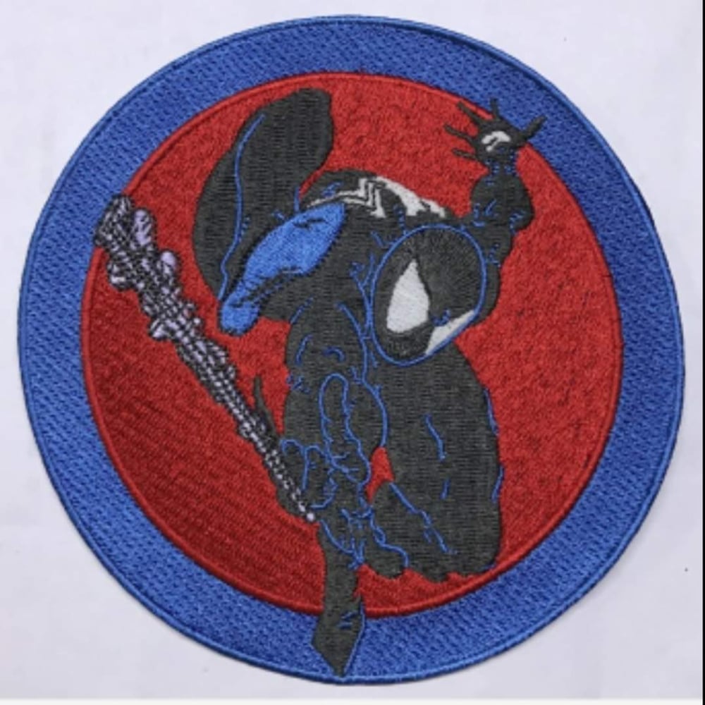 Glow in the dark Symbiote Spidey patch