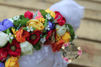 Image 2 of The power of colour bear floral bonnet