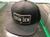 Iron Den Plate Hat- Black