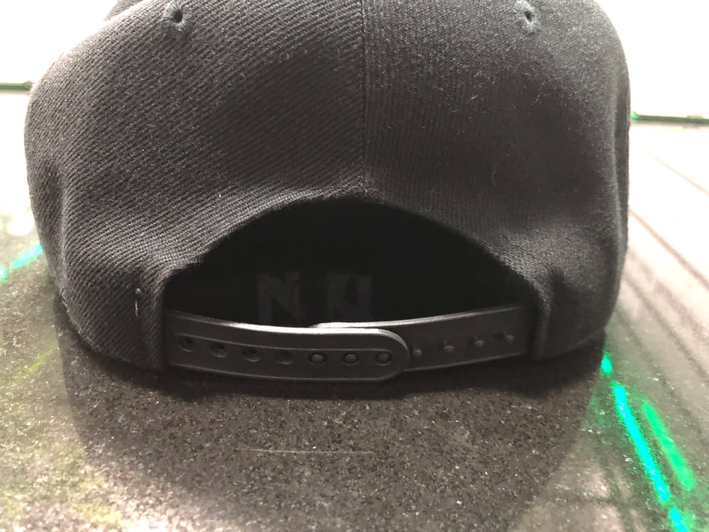 Iron Den Trucker Plate Hat- Black