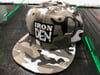 Iron Den Hat- Black/White Camo