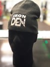Iron Den Skull Cap-Black