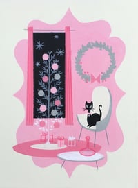 Pink Catmas 5x7