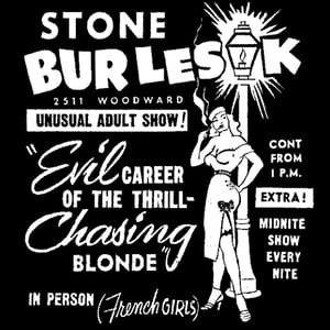Image of Evil Career of the Thrill-Chasing Blonde [Poster]