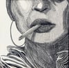 Nicotine Aesthetics: A Portfolio of Cigarette Women