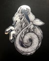 Capricorn Mirrored Sticker