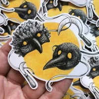 Image 1 of Bird Masks Sticker