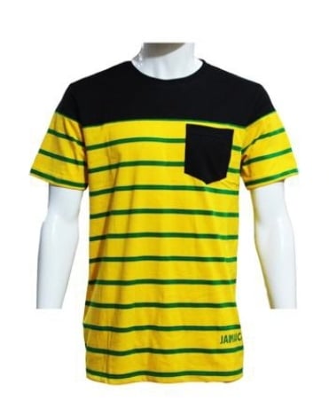 Jamaica stripe shirt (Yellow)