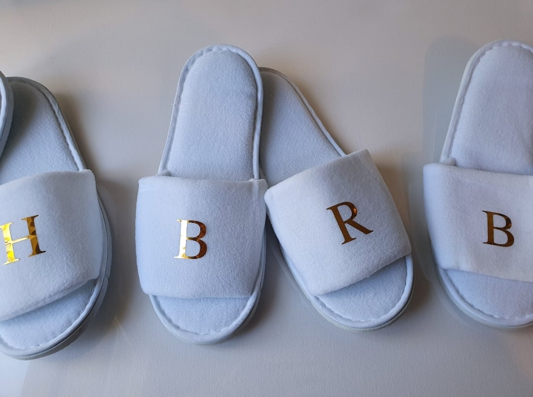 Personalised Slippers | All Things Bridal