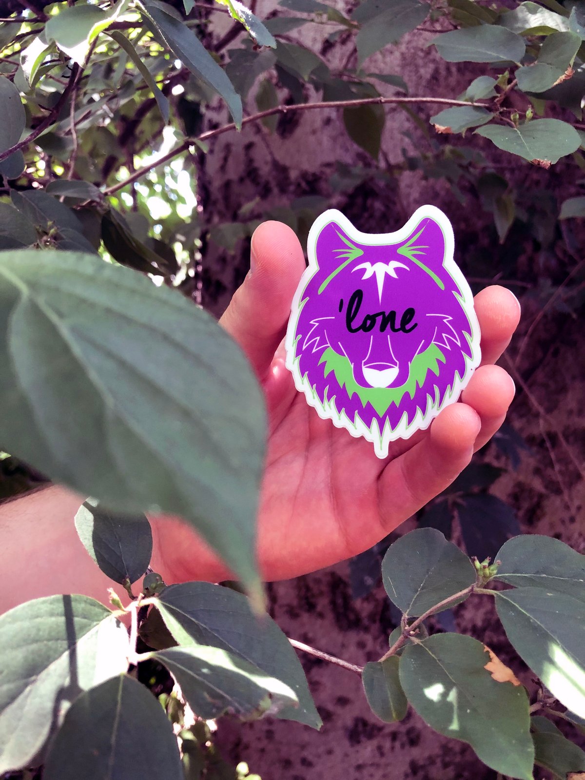 'Lone Wolf Sticker