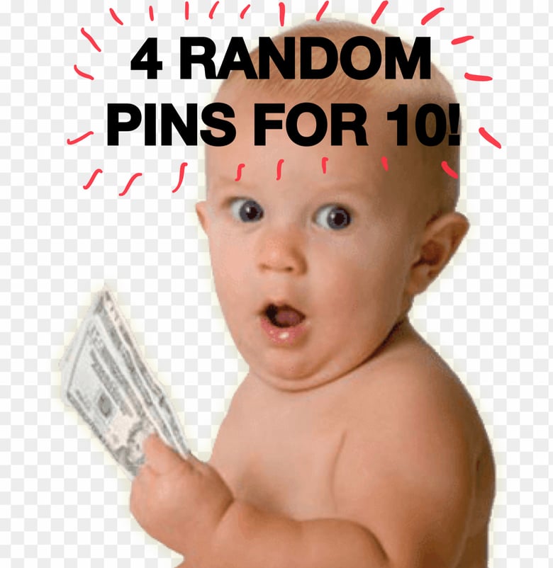 Image of 4 random pins!