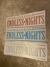 Endless Nights Small Sticker 