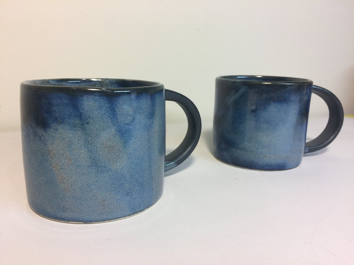 Image of Blue Galaxy coffee mugs (pair)