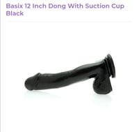 Basix 12 inch Dong with Suction Cup