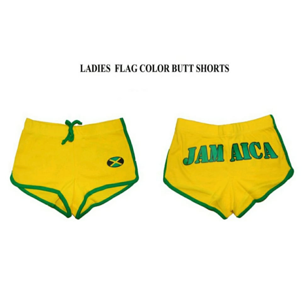 Jamaica Booty Shorts (Yellow)