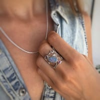 Image 1 of Opal Swirl Ring