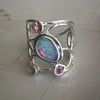 Opal Swirl Ring