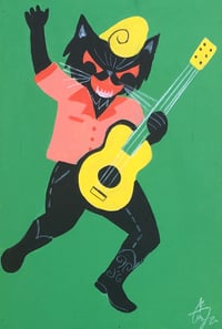 Image 3 of Beistle Style Cat Punk Band Set 