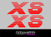 Image of Peugeot 205 XS Replacement wing stickers/ decals x2