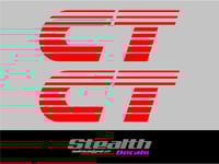 Image 1 of Peugeot 205 CT Replacement wing stickers/ decals x2
