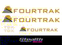 DAIHATSU Fourtrak TDX sticker set.