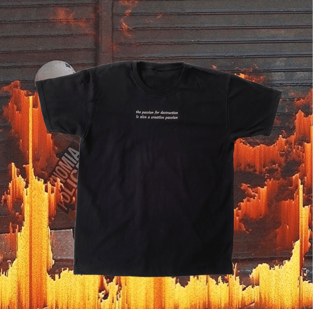 Image of Black 'Passion for Destruction' T-shirt 