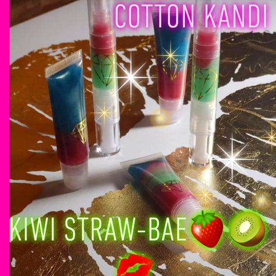 Image of Kiwi straw bae lipgloss /cotton Kandi lipgloss