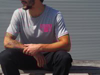 Softboy "Whole Lotta Love" Pink on Grey T shirt