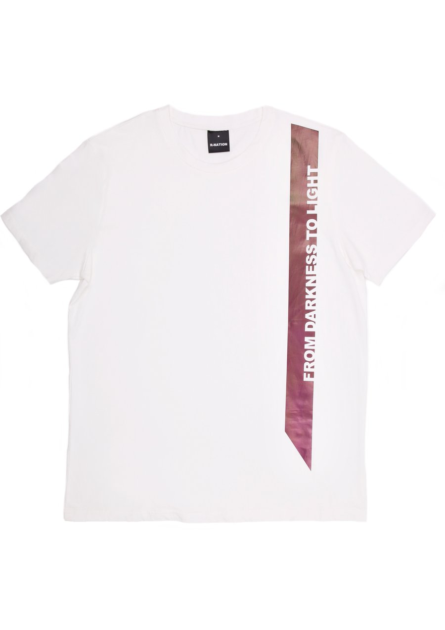 Image of FROM DARKNESS TO LIGHT WHITE TEE SHIRT