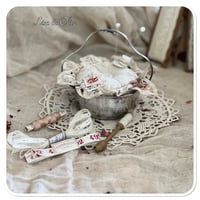 Image 4 of Handmade pin cushion sugar bowl and sewing notions