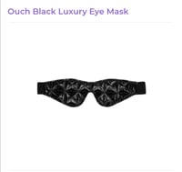 Luxury Black Eye Mask
