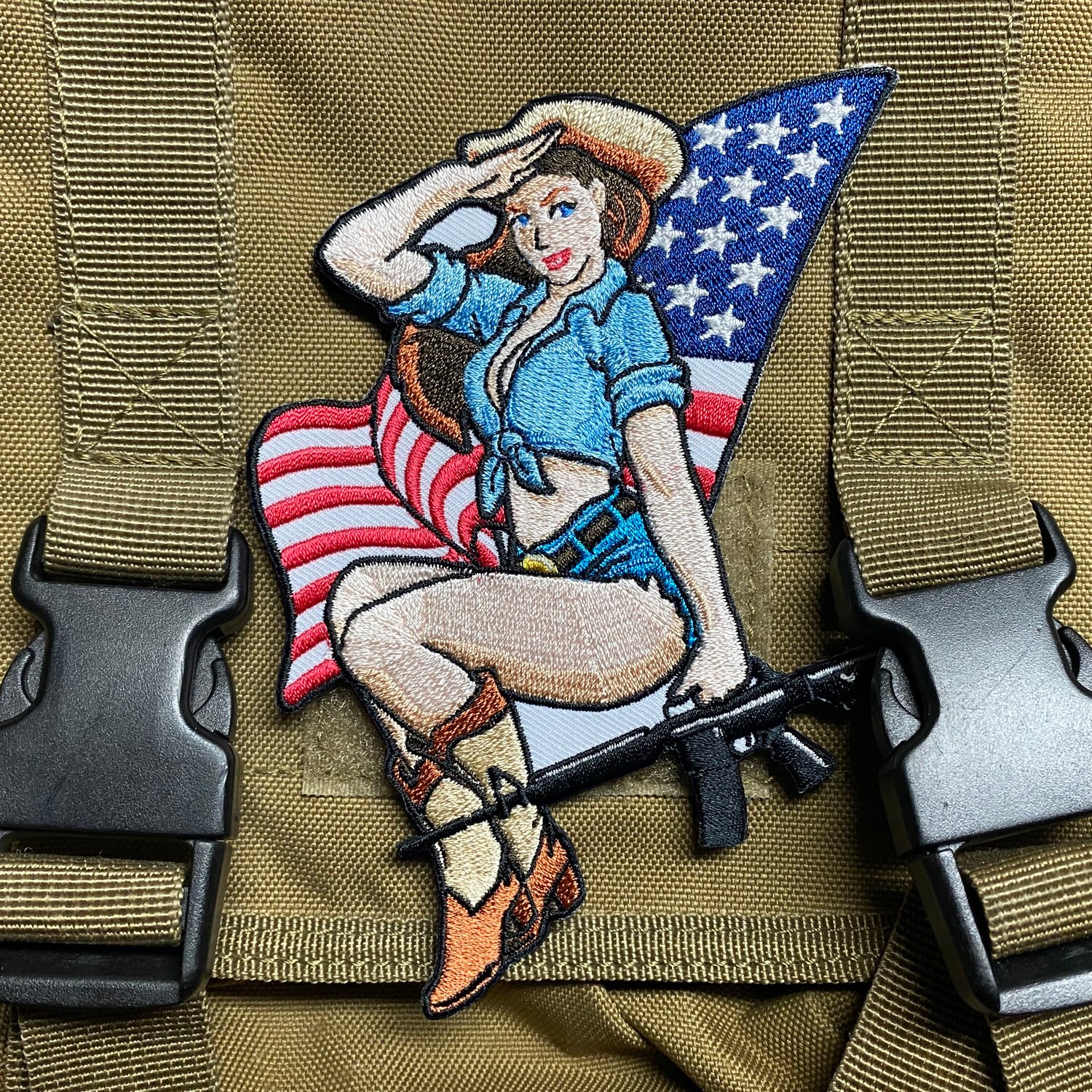 Image of Old Glory Pinup Patch