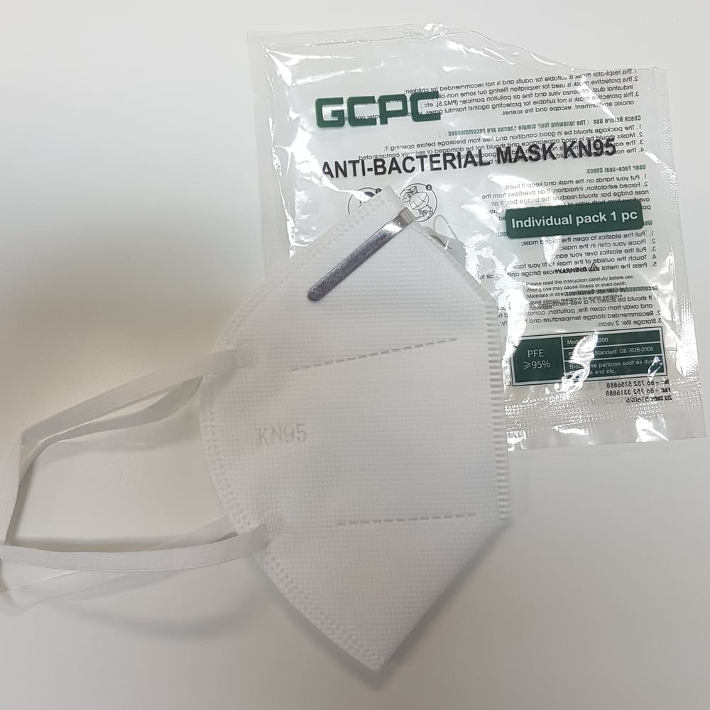 Image of 20pc KN95 CE Filtering Respirator Face Masks