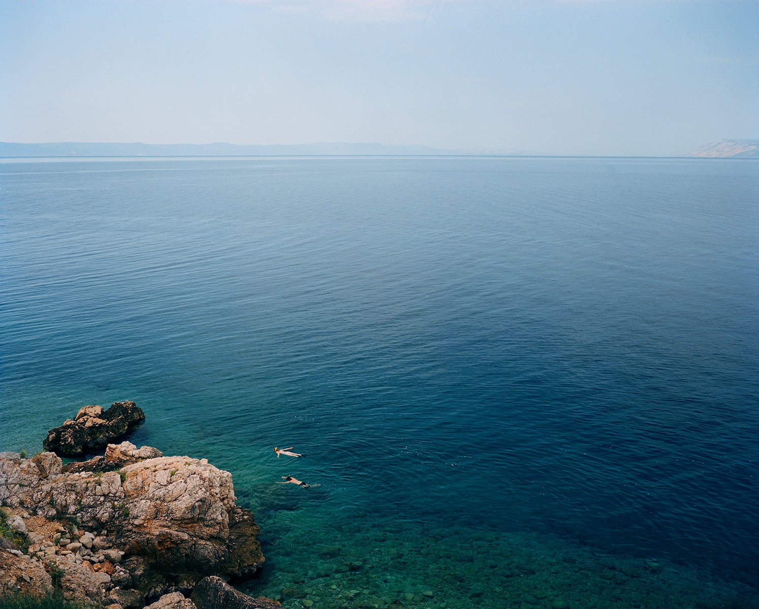 Image of Snorkelers. Dalmatian Coast, Croatia. 2009