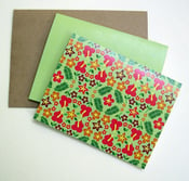 Image of Tropical Flowers Pattern Cards