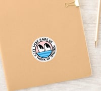Image 3 of Very Rare Let's Think of Others! Sticker
