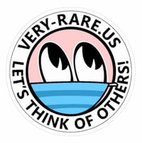 Image 1 of Very Rare Let's Think of Others! Sticker