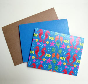Image of Sea Life Pattern Cards