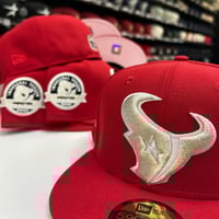 Image 1 of New Era 59Fifty Scarlet Platinum Inaugural 