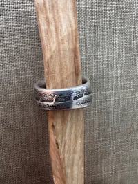 Image 2 of Double Natural Royston Split Ring size 7.5