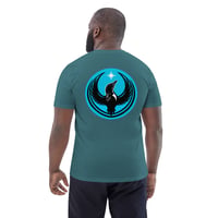 Image 3 of T-Shirt Back Print - Rebel Loon Blue