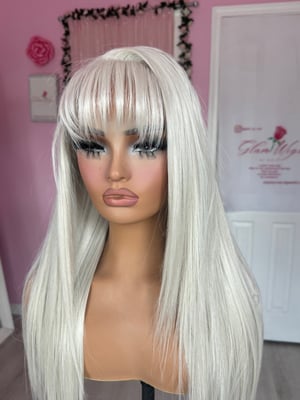 Image of icy bangs luxury pre cut lace (ready to ship)