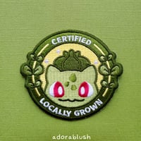 Image 1 of "Locally Grown" - Embroidered Patch