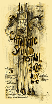 Catalytic Sound Festival Poster 2020